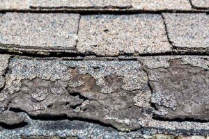 Worn-out roof